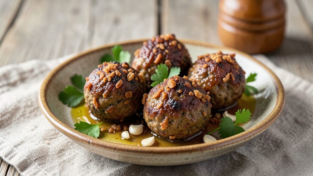 Meatballs With Pork Rinds Recipe: Extra-Crispy Crunch and Juicy Centers