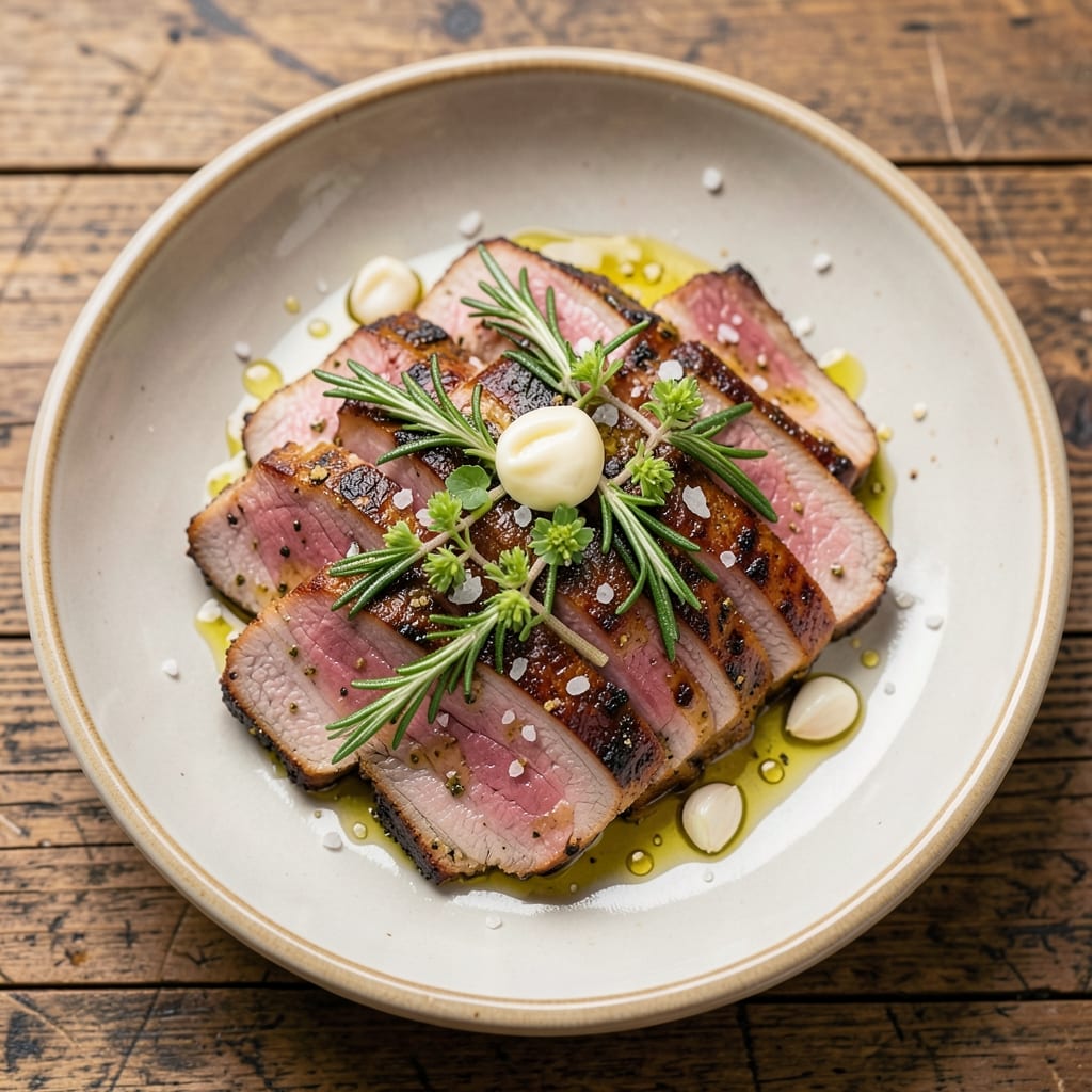 Fresh Pork Loin Filet Recipe: Herb-Crusted Sear with Juicy Pink Hearts