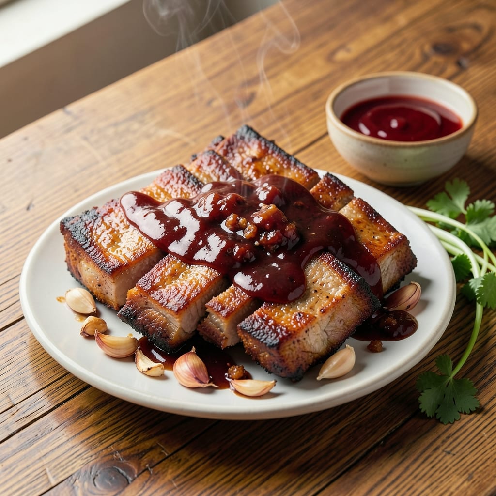 Fermented Bean Curd Pork Ribs Recipe: Tangy Vinegar-Braised Umami Bomb