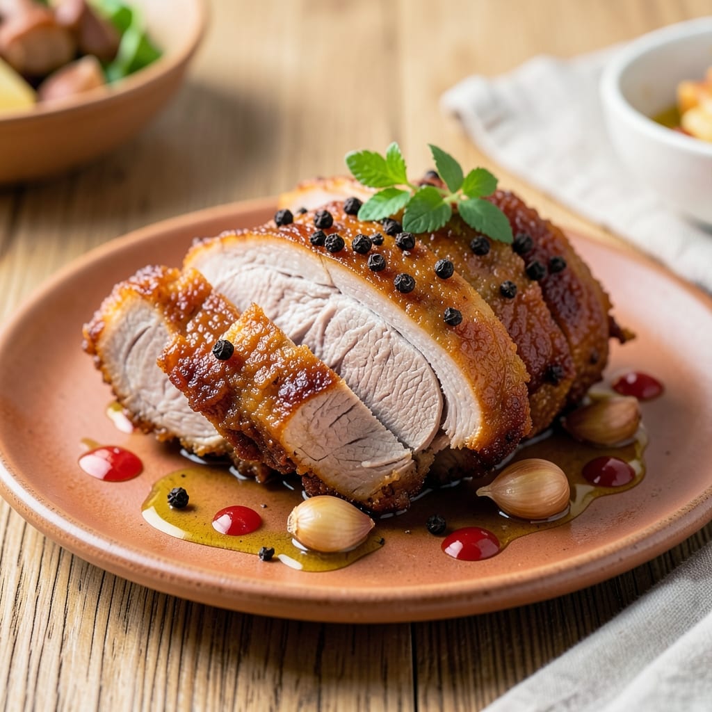 Fried Pork Adobo Recipe: Vinegar-Kissed Crispy Bark with Juicy Pink Centers