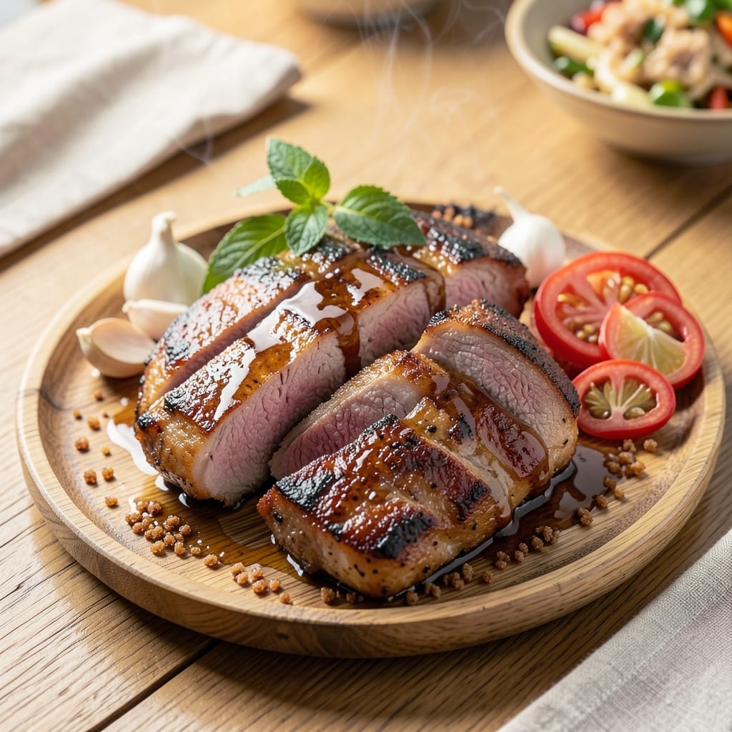 Filipino Grilled Pork Chop Recipe: Charred Vinegar-Kissed Crisp With Juicy Pink Hearts