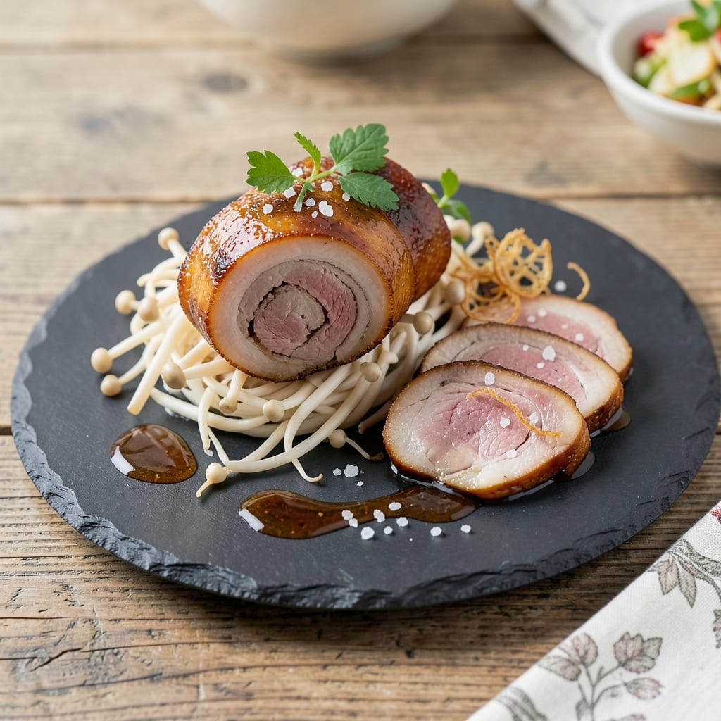 Enoki Pork Rolls Recipe: Crispy Noodle-Wrapped Bites with Umami Depth