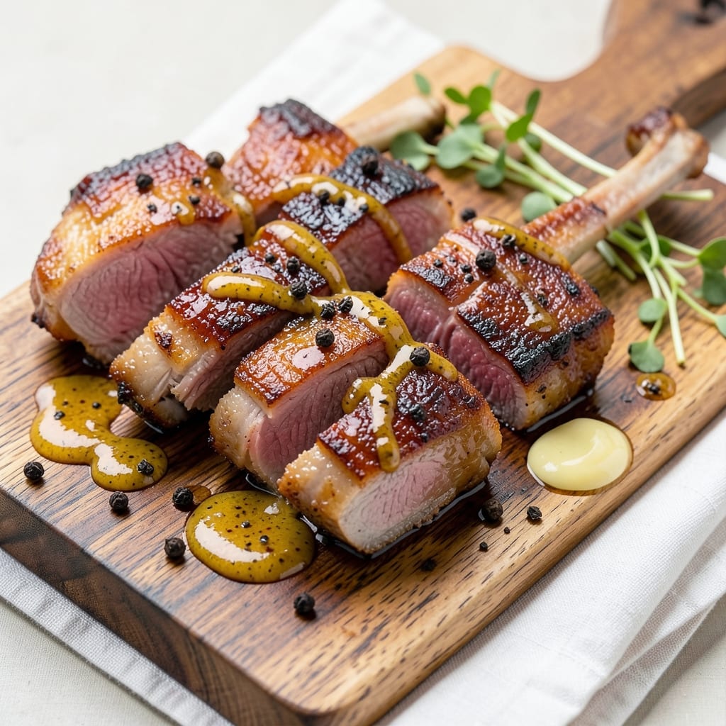 French Cut Bone-In Pork Chops Recipe: Dry-Brined Crisp for Juicy Pink Centers