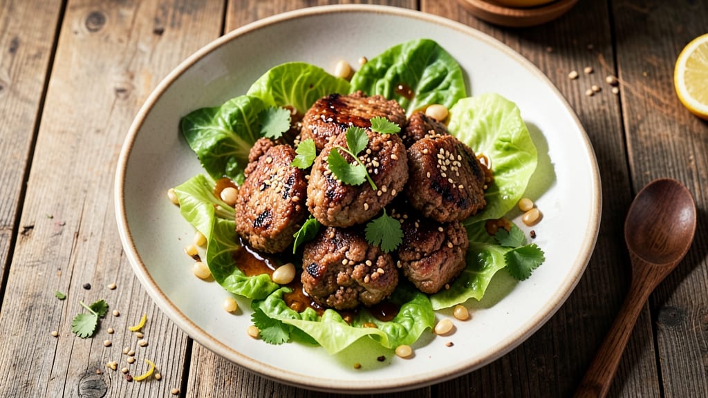 Minced Pork Lettuce Wraps Recipe: Crispy-Edged Pork with Fresh Herb Zing