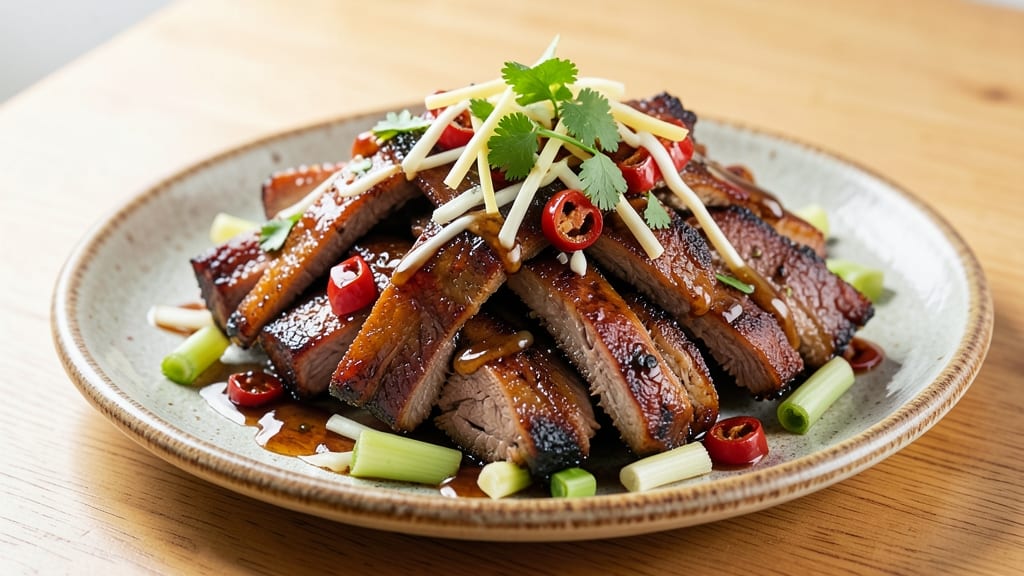 5 Star Pulled Pork Recipe: Smoky Chipotle Braise with Celery Crown Crunch Topping