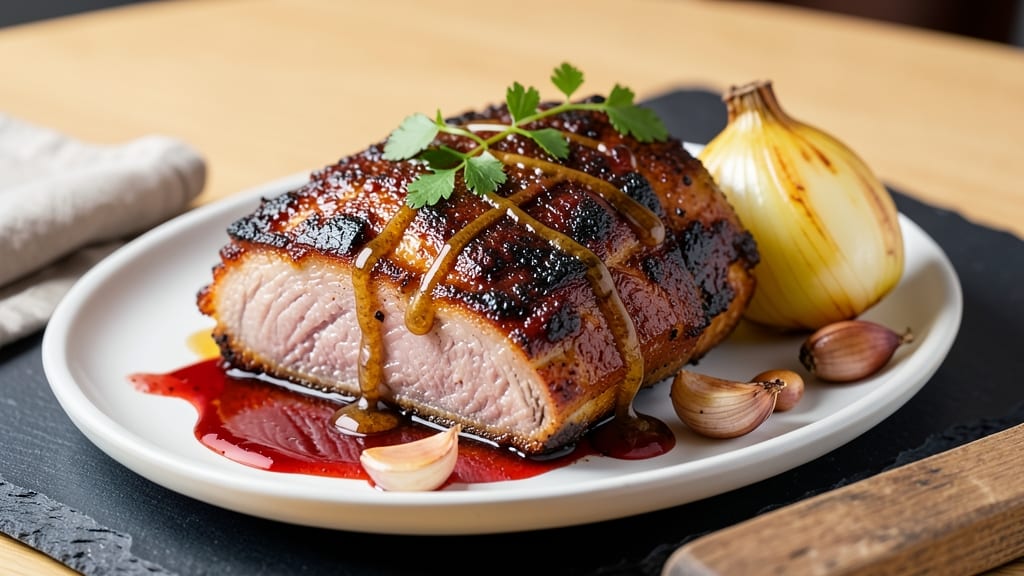 Alison Roman's Pork Shoulder Harissa Recipe: Spicy-Sweet Shreds With Crispy Celery Crowns