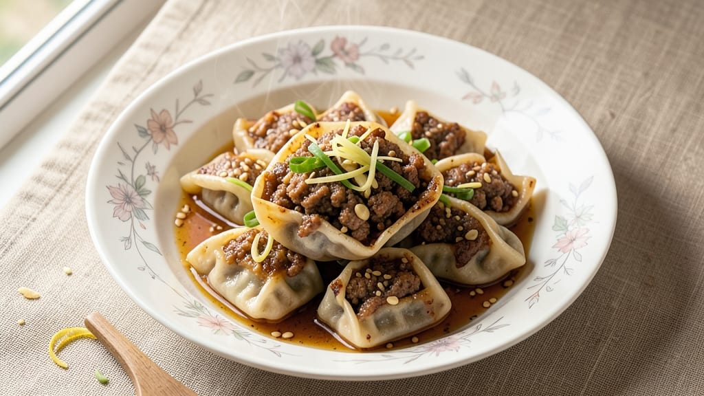 Minced Pork Dumplings Recipe: Pan-Fried Crispy Edges and Juicy Centers