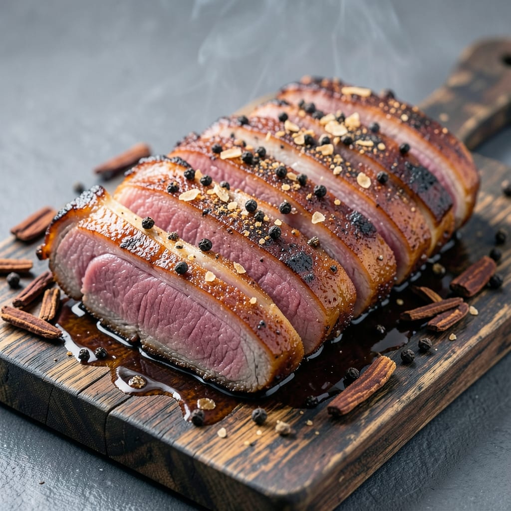 Frenched Pork Rack Roast Smoker Recipe: Smoky Bark Meets Juicy Pink Centers