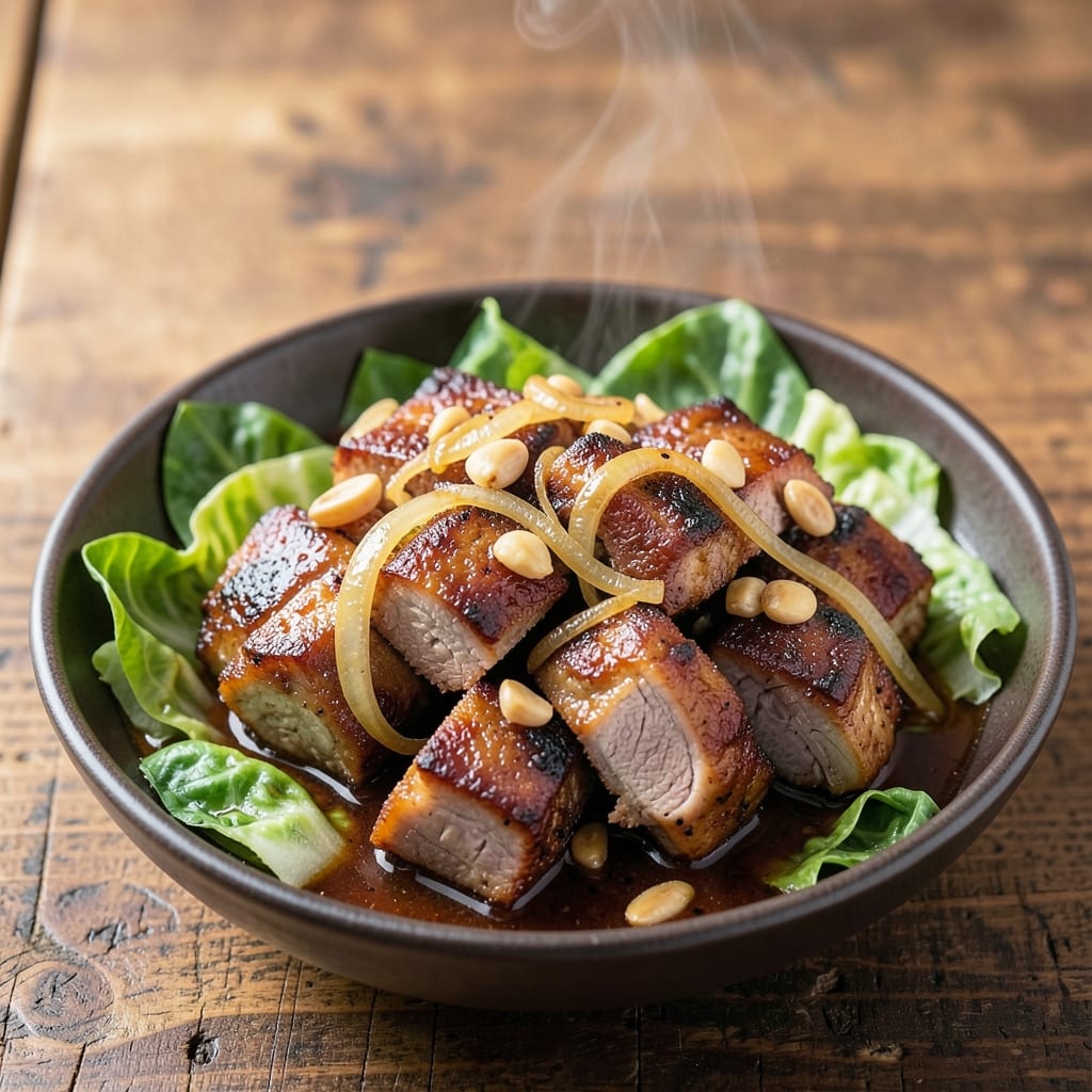 Filipino Pork and Cabbage Recipe: Vinegar-Braised Tenderness with Crispy Edges