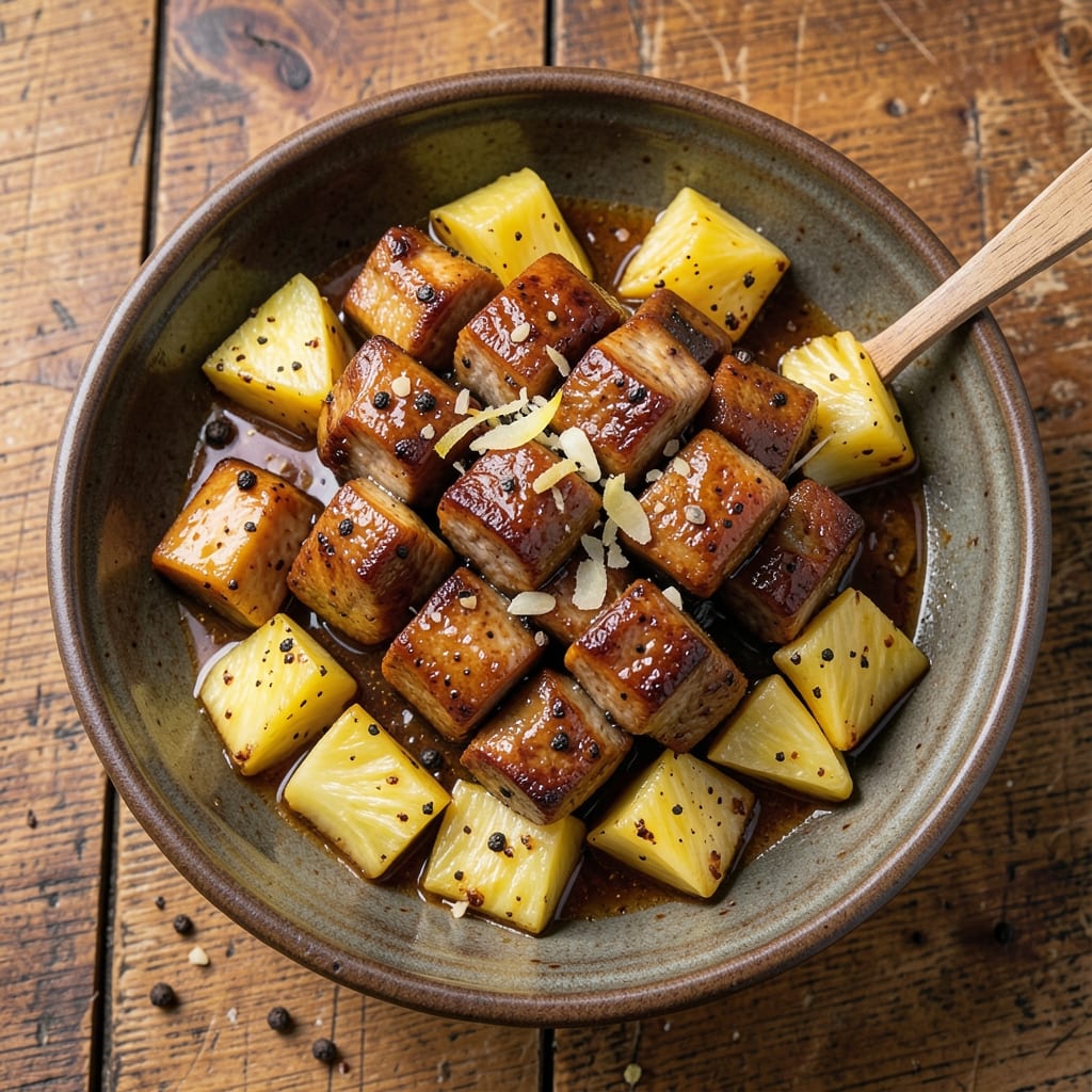 Filipino Pork Kebabs Recipe: Charred Pineapple and Soy-Marinated Skewers