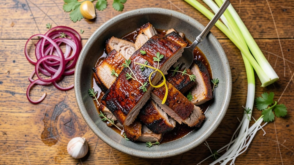 Michael Symon's Pulled Pork Recipe: Smoky Chipotle Shreds With Celery Crown Crunch
