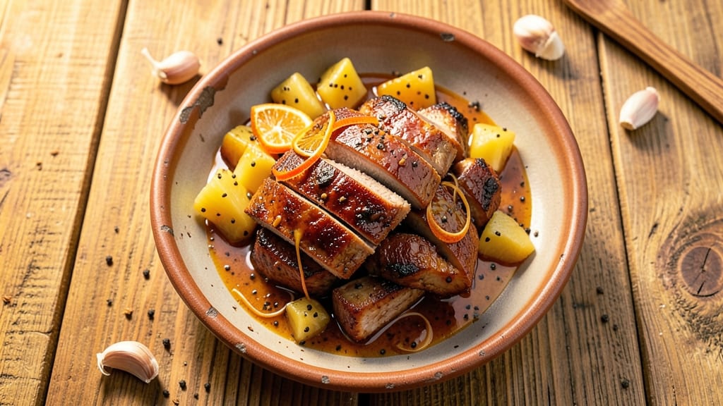Mexican Sweet Pork Recipe: Caramelized Pineapple-Achiote Shreds for Tacos