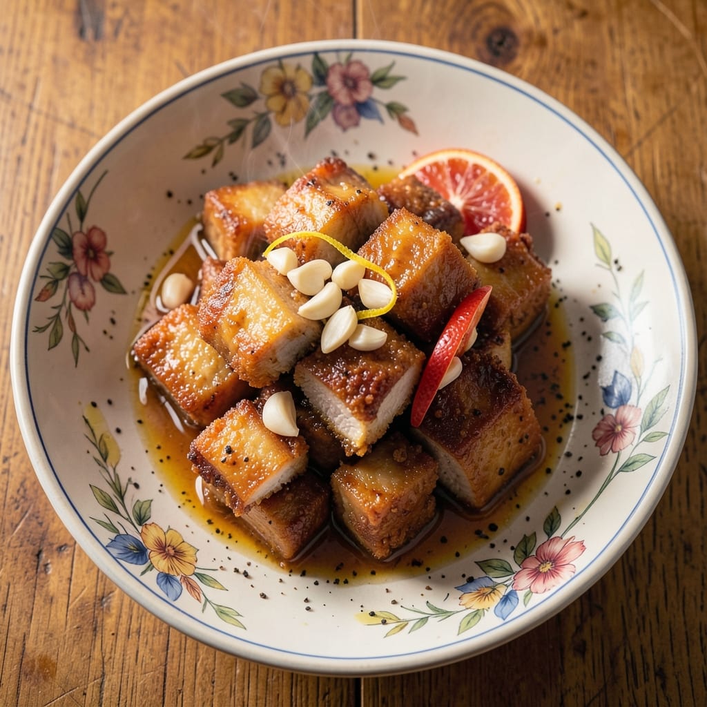 Filipino Fried Pork Belly Recipe: Vinegar-Kissed Crunch and Melty Centers