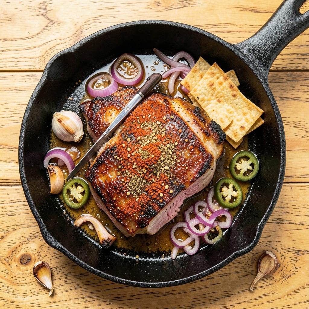 Fiesta Pork Chops Recipe: Cajun-Spiced Crust With Juicy Pink Centers