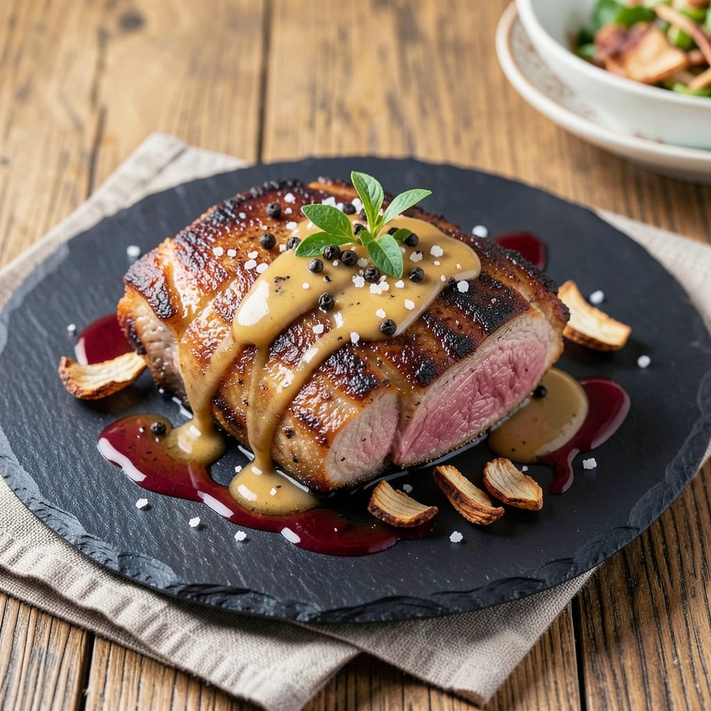 Five-Star Pork Chops Recipe: Applewood-Smoked Crust Meets Juicy Pink Hearts