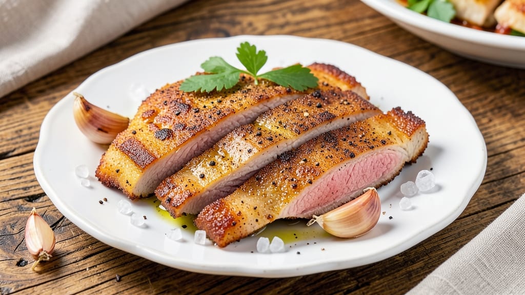 Air Fried Pork Recipe: Crispy Bites with Juicy, Pink Centers