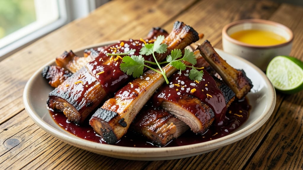 Mexican Pork Spare Ribs Recipe: Smoky Chipotle-Citrus Shreds With Crunchy Toppings