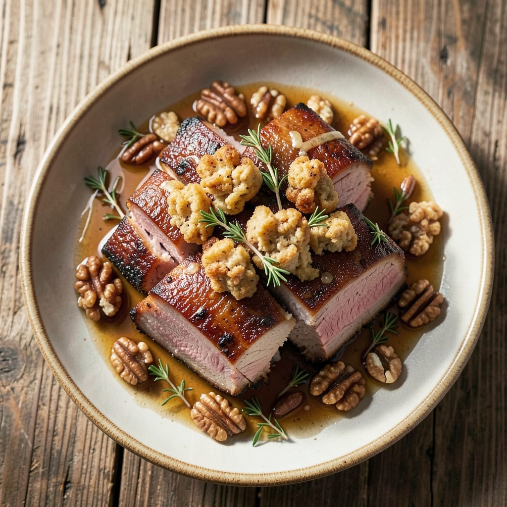 French Canadian Pork Stuffing Recipe: Apple Cider-Spiced Crust and Juicy Centers