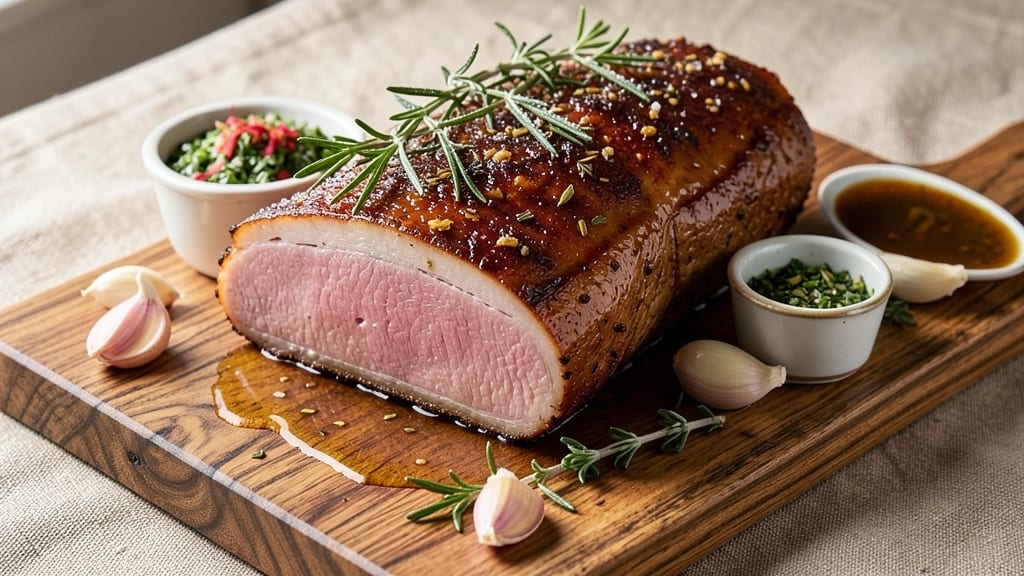 9-Lb Pork Loin Recipe: Herb-Crusted Roast With Perfect Medium-Rare Core