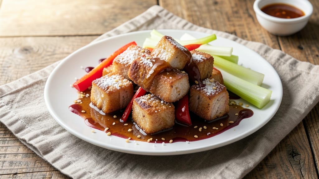Milk Street Sweet and Sour Pork Recipe: Crispy Celery Crowns Over Sticky Glaze