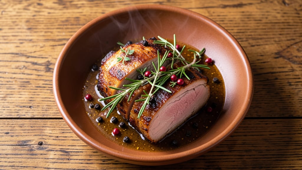 1 2 Pork Loin Recipe: Pan-Sear Crust With Juicy Pink Centers