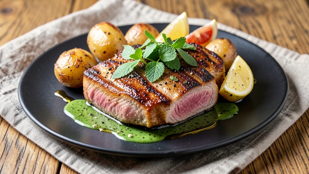 Minted Pork Chops Recipe: Herb-Infused Freshness in 25 Minutes