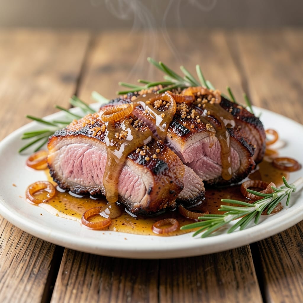Famous Dave's Pork Chops Recipe: Apple Cider Crisp With Juicy Pink Hearts