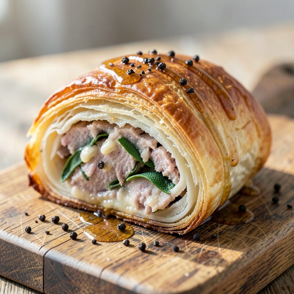 English Pork Sausage Rolls Recipe: Flaky Pastry Wrapped in Herby Pork Bliss