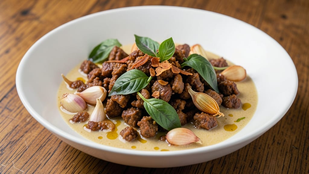 Minced Pork Holy Basil Recipe: Fragrant Thai-Inspired Curry with Herbal Depth
