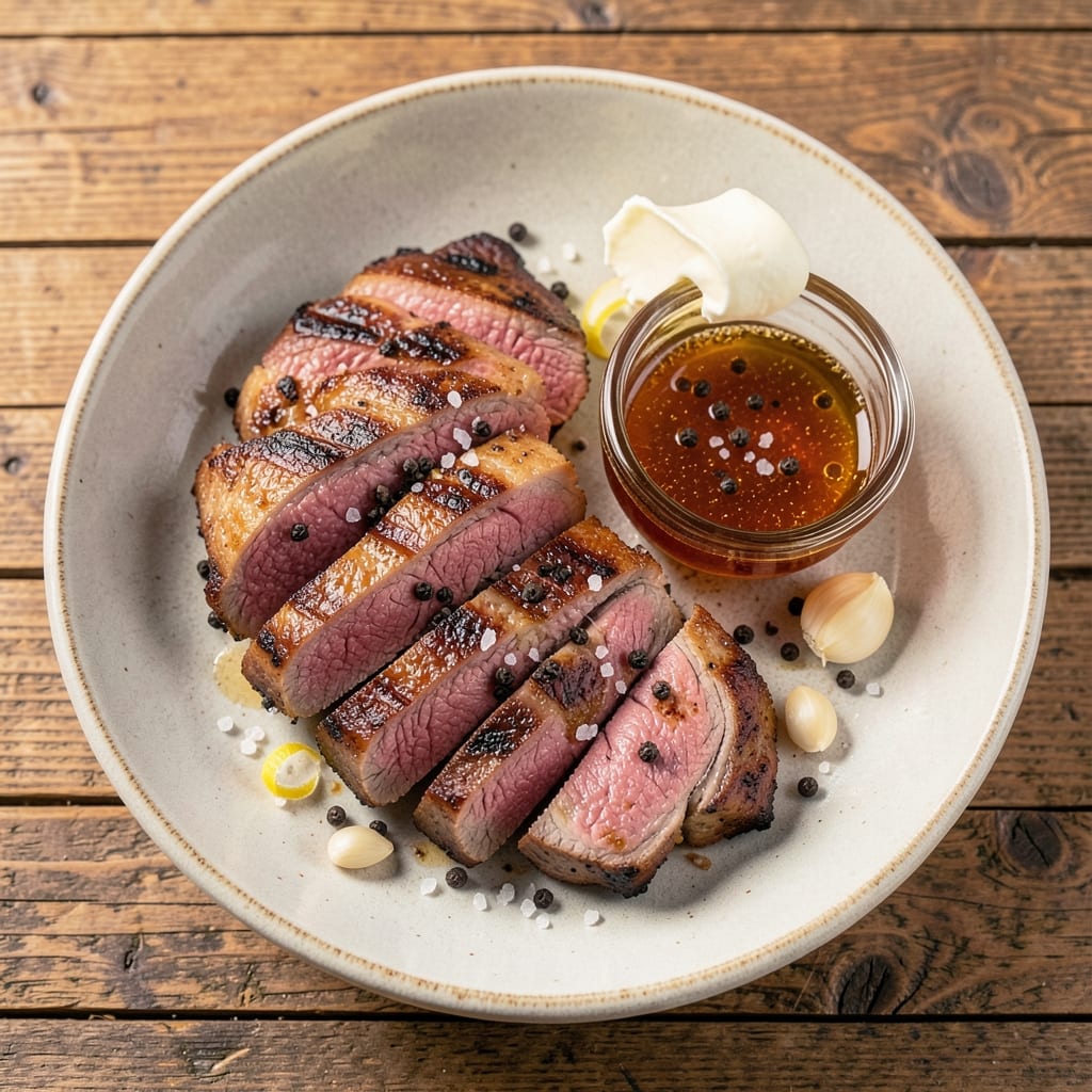 Fresh Pork Steak Recipe: Pan-Seared with Apple Cider Crisp