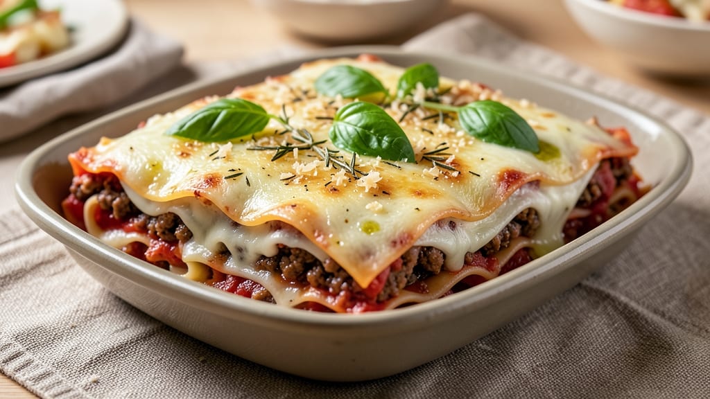 Minced Pork Lasagna Recipe: Layered Richness With Chewy Noodles