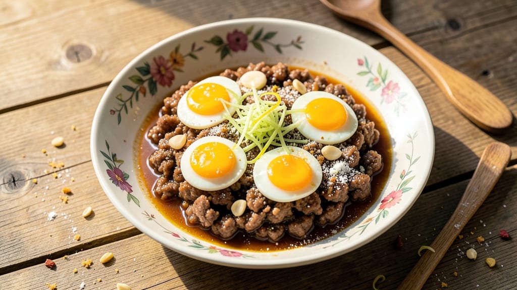 Minced Pork and Egg Recipe: Crispy Bites and Silky Scramble Fusion