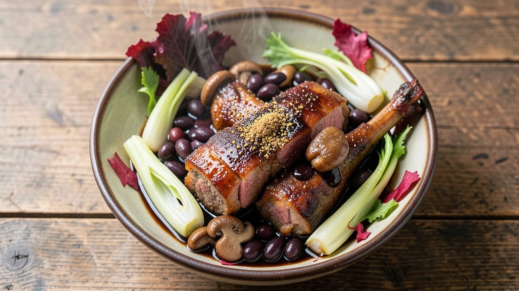 Asian Pork Shank Recipe: Smoky Five-Spice Braise With Celery Crown Crunch