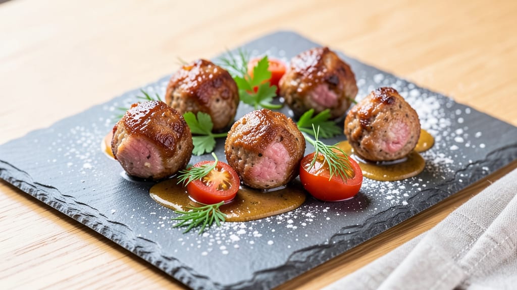 Mini Pork Meatballs Recipe: Bite-Sized Crispy Bites With Herby Pan Crust