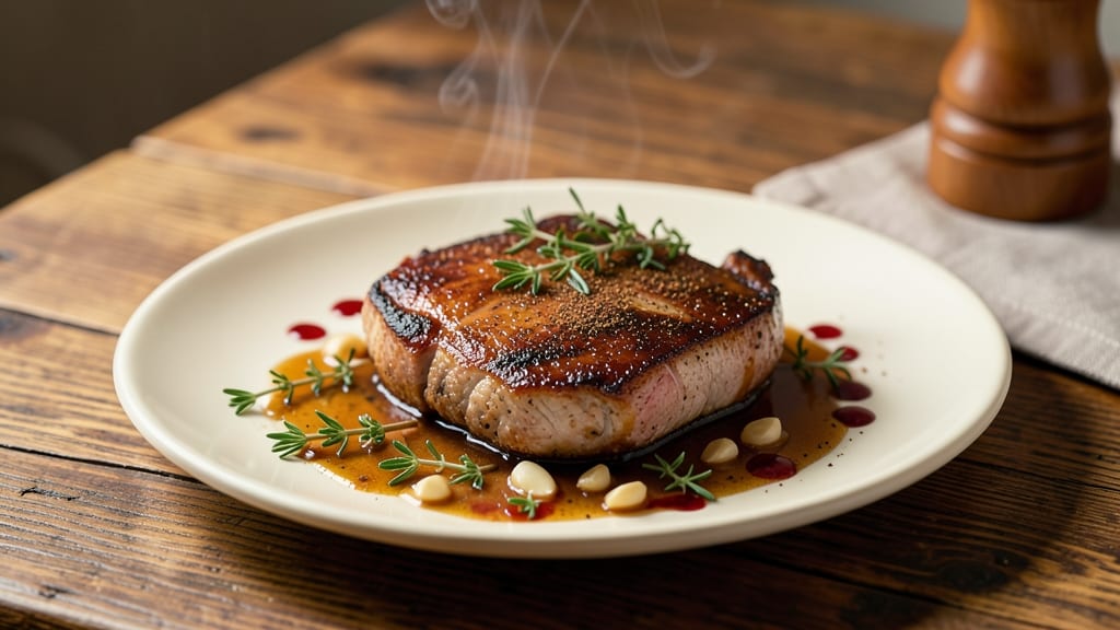 Allspice Pork Chops Recipe: Warmly Spiced Crust With Juicy Pink Hearts