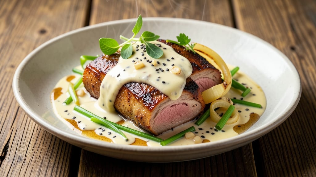 Milk Pork Recipe: Silky Coconut Braise with Crispy Celery Crowns
