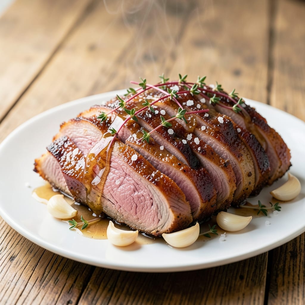 Frenched Pork Roast Recipe: Crispy Vinegar-Kissed Crust Meets Juicy Pink Centers