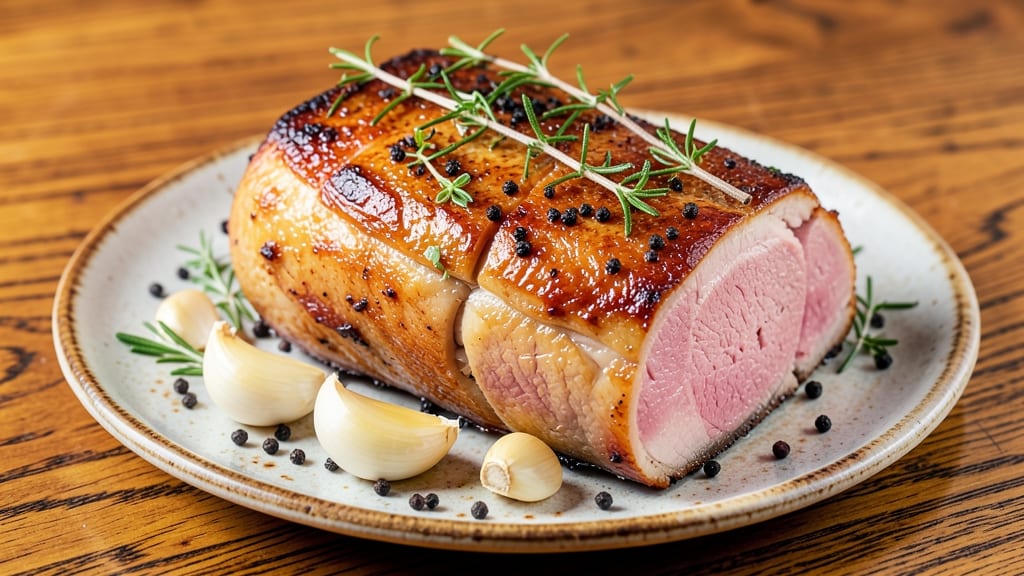 4lb Pork Loin Roast Recipe: Juicy Pink Hearts With Garlic-Herb Crust Seal