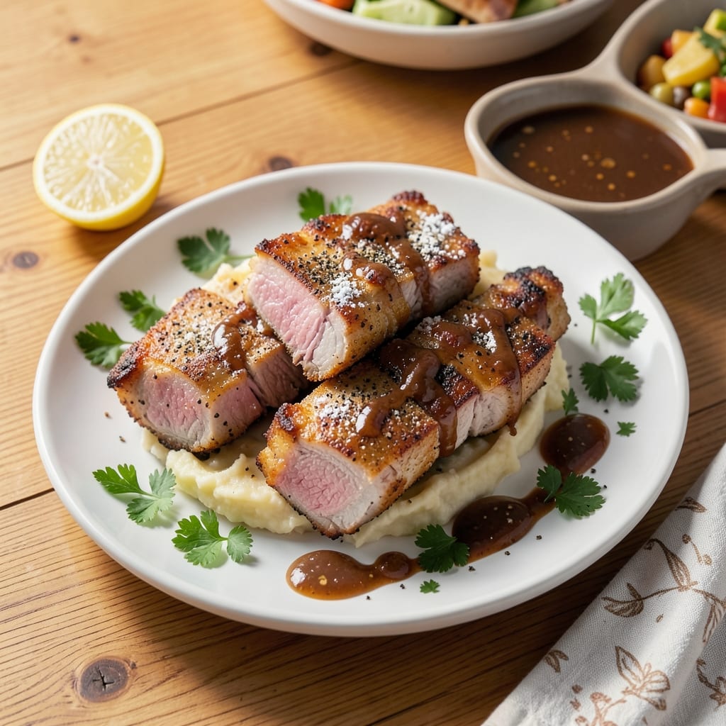 Fried Pork Chops and Brown Gravy Recipe: Pan-Crisped Crunch and Rich Pan Sauce Magic