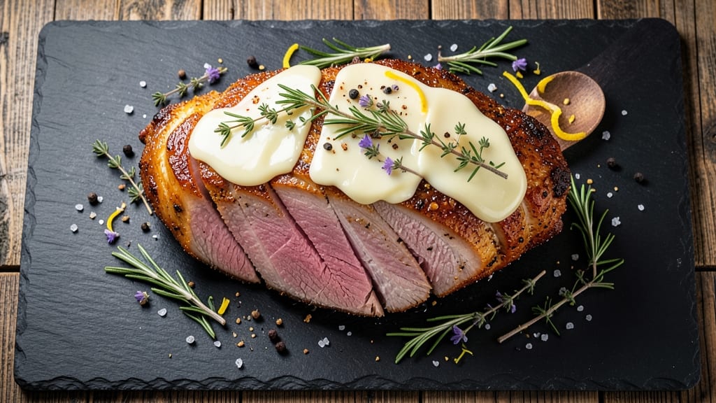 9-Pound Pork Loin Recipe: Medium-Rare Core Guaranteed With Crispy Celery Crown