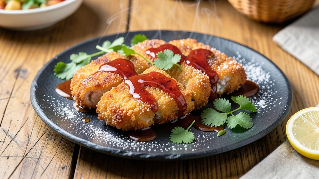 Asian Pork Cutlets Recipe: Wok-Seared Crispy Edges With Tangy Soy Glaze