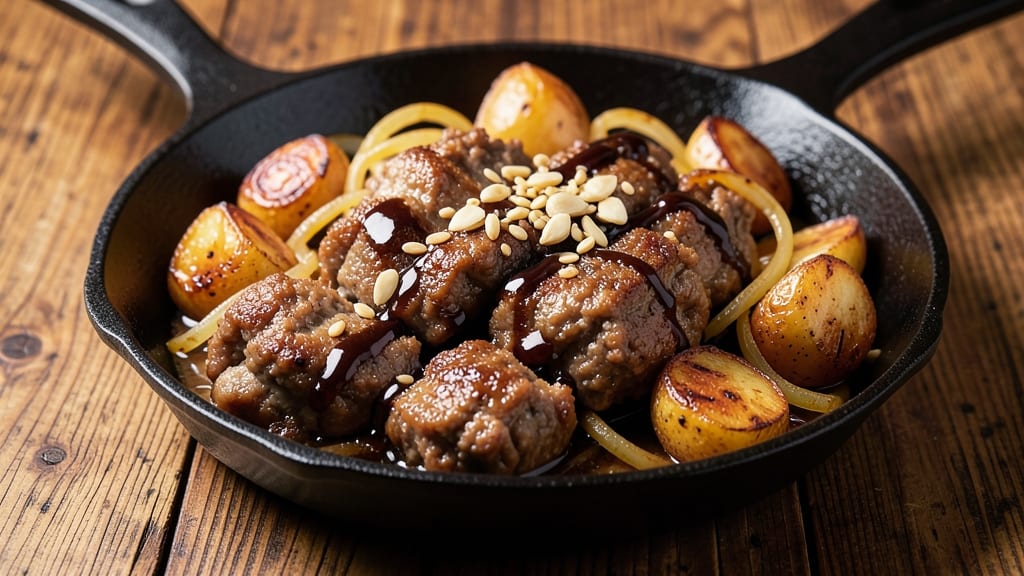 Mince Pork Potato Recipe: One-Pan Crispy and Savory Bites