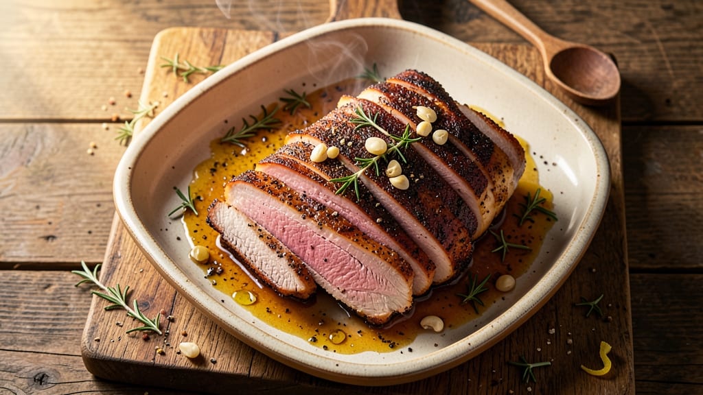 1 Lb Pork Loin Roast Recipe: Pan-Sear to Juicy Pink Centers