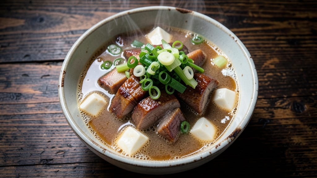 Midnight Diner Pork Miso Soup Recipe: Umami-Rich Broth With Silky Tofu and Celery Crunch