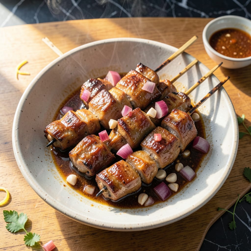 Filipino Pork Barbecue Sticks Recipe: Charred, Sticky-Sweet Skewers With Vinegar-Kissed Crunch