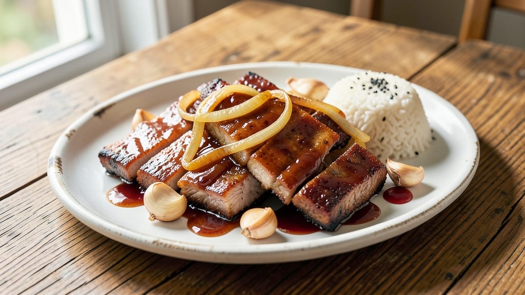Ah So Sauce Boneless Pork Ribs Recipe: Sweet-Spiced Glaze That Caramelizes Edges