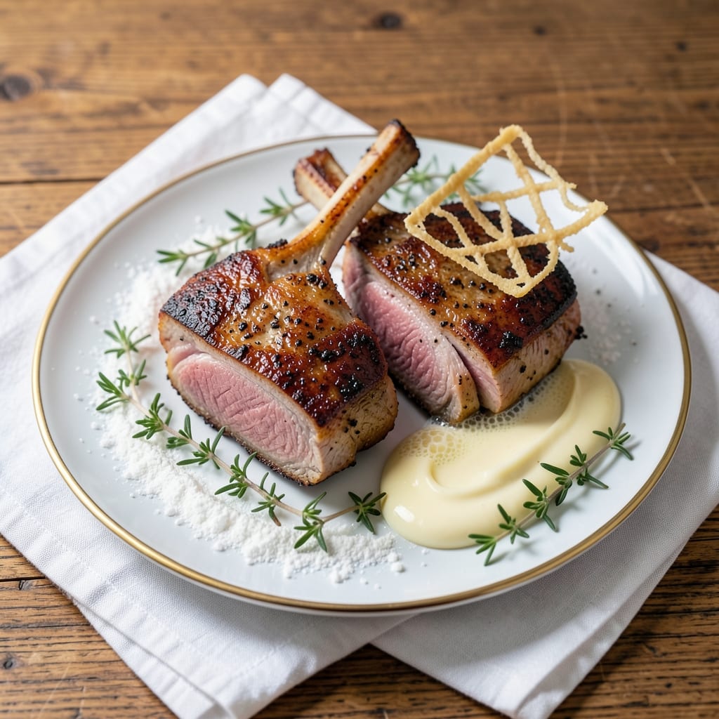 Frenched Bone-In Pork Chops Recipe: Crispy Crust, Juicy Pink Centers in 25 Minutes