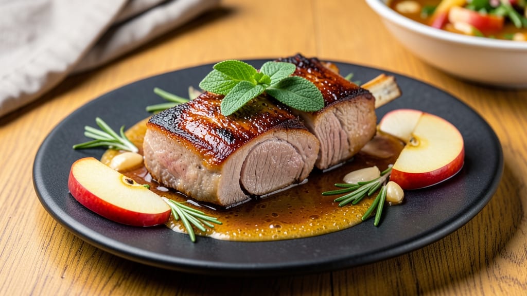 Apple Sage Pork Chops Recipe: Pan-Sear Crispness With Fresh Herb Butter