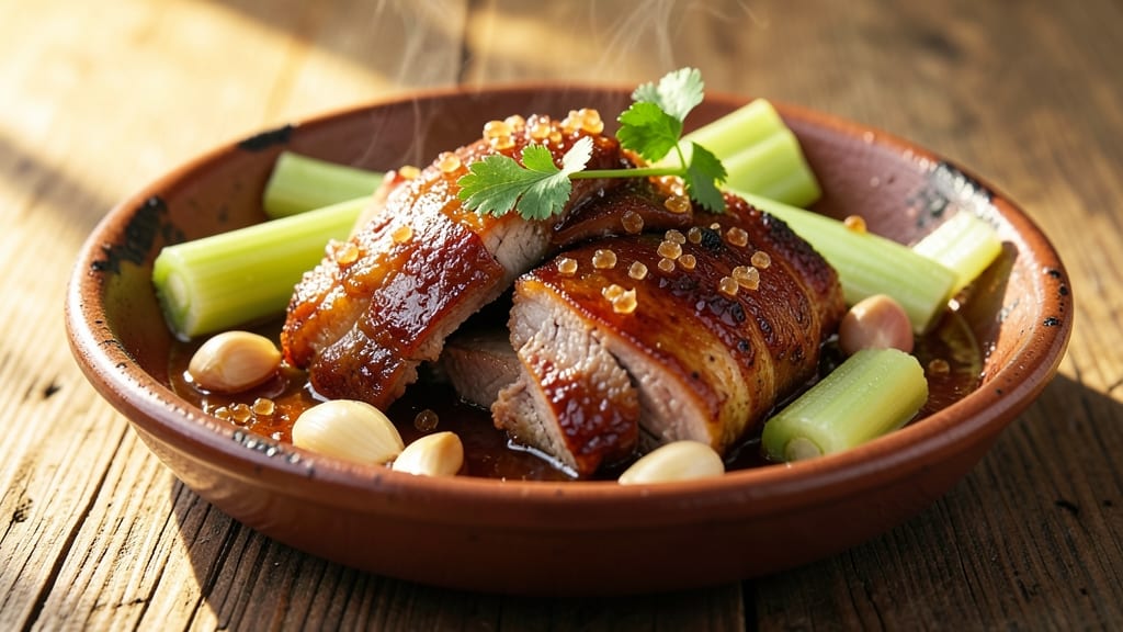 Adobong Labong With Pork Recipe: Slow-Simmered Richness With Celery Crown Crunch