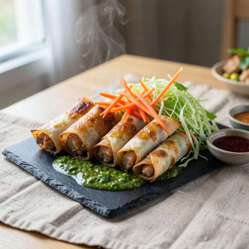 Filipino Pork Lumpia Shanghai Recipe: Crispy Spring Rolls with Sweet-Savory Pork Filling